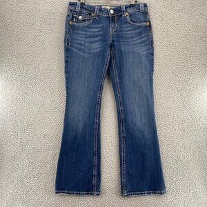 MEK DNM Jeans Womens 29 New York Blue Bootcut Medium Wash Denim Stretch Casual